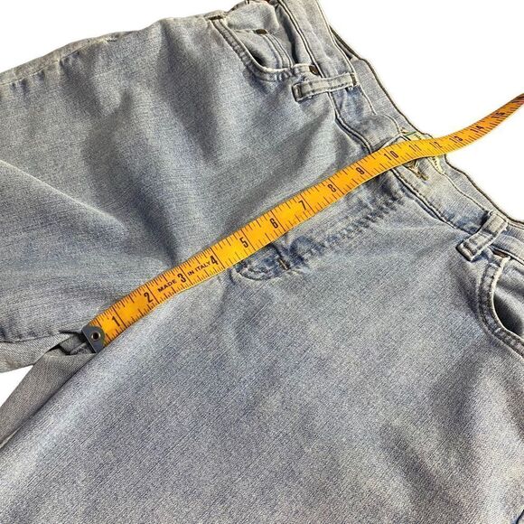 LEE Relaxed Straight Leg Light Wash Jeans Short Petite - Picture 10 of 11